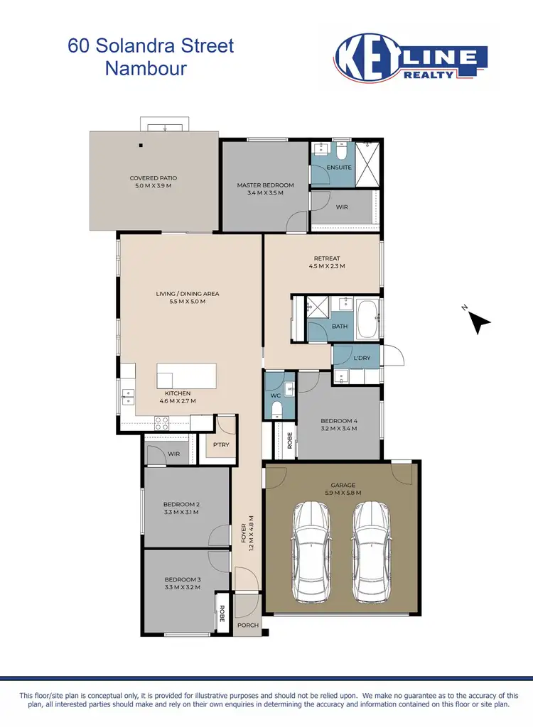Floorplan of Homely house listing, 60 Solandra Street, Nambour QLD 4560