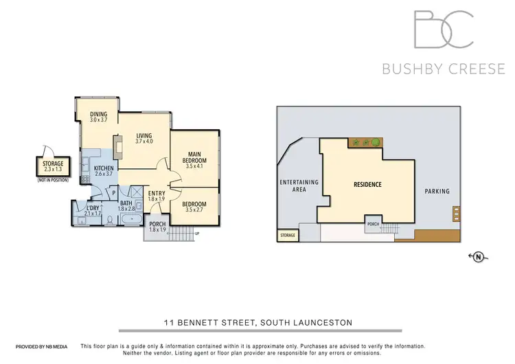 Floorplan of Homely house listing, 11 Bennett Street, South Launceston TAS 7249