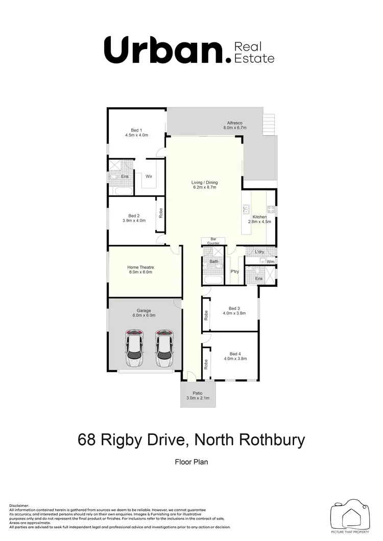 Floorplan of Homely house listing, 68 Rigby Drive, North Rothbury NSW 2335