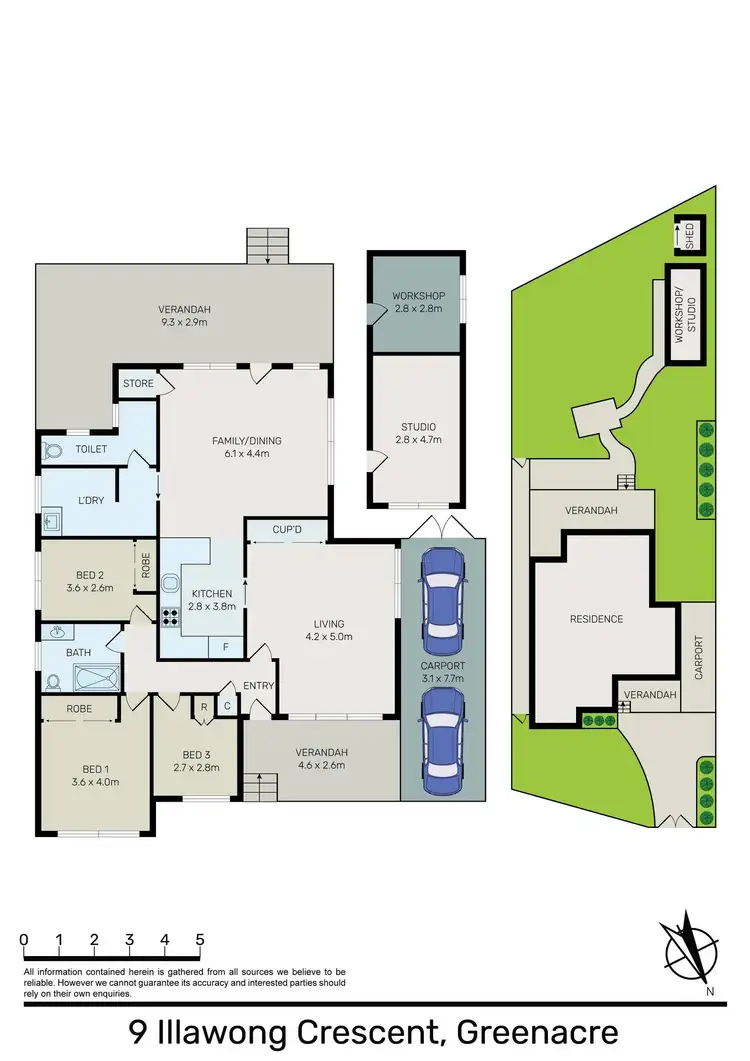 Floorplan of Homely house listing, 9 Illawong Crescent, Greenacre NSW 2190