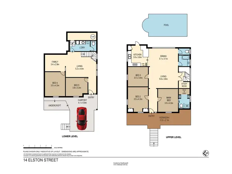 Floorplan of Homely house listing, 14 Elston Street, Red Hill QLD 4059