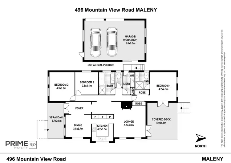 Floorplan of Homely house listing, 496 Mountain View Road, Maleny QLD 4552