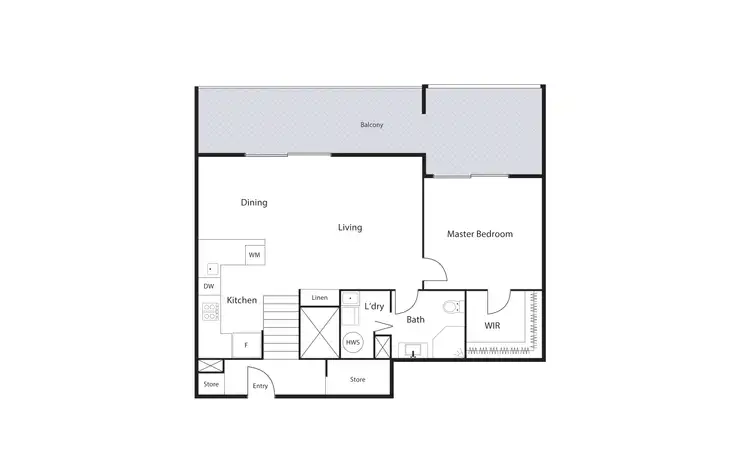 Floorplan of Homely apartment listing, 56/45 Blackall Street, Barton ACT 2600