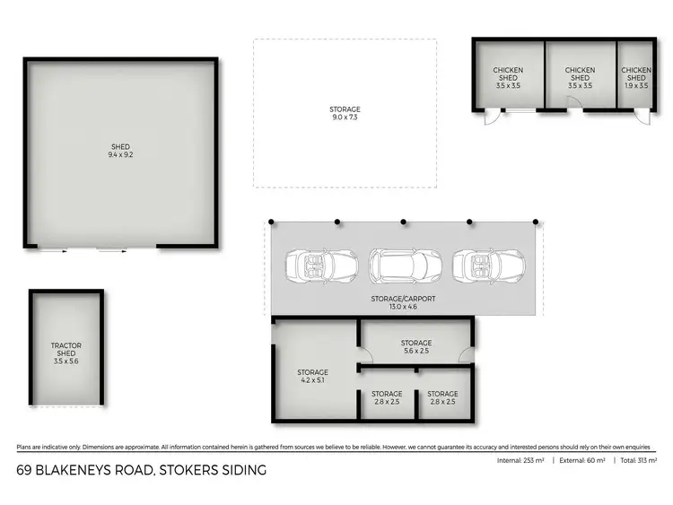Floorplan of Homely rural property listing, 69 Blakeneys Road, Stokers Siding NSW 2484