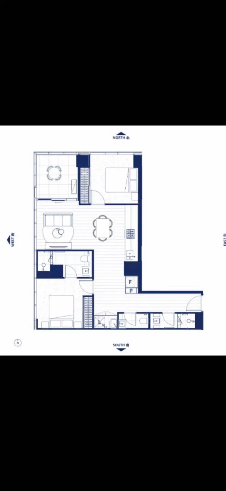 Floorplan of Homely apartment listing, 1707/845 Whitehorse Road, Box Hill VIC 3128