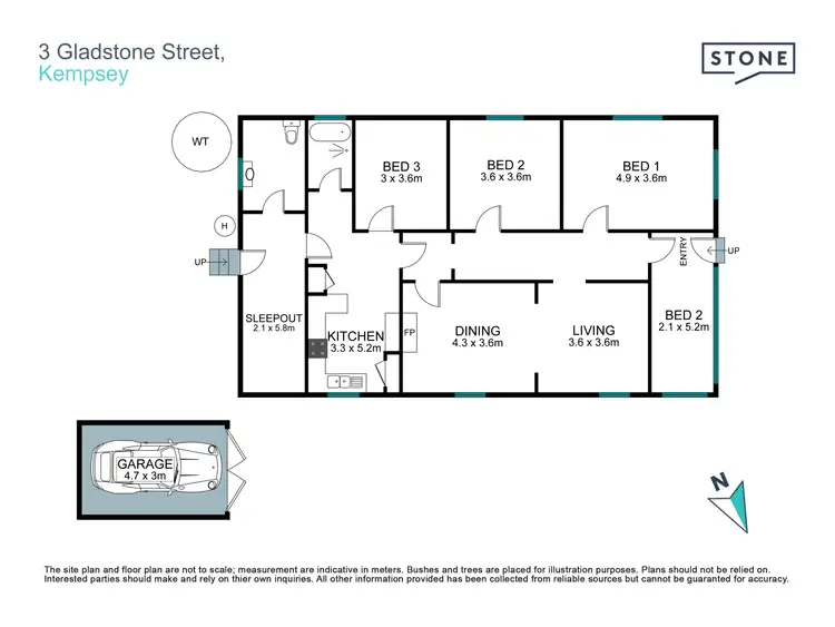 Floorplan of Homely house listing, 3 Gladstone Street, Kempsey NSW 2440