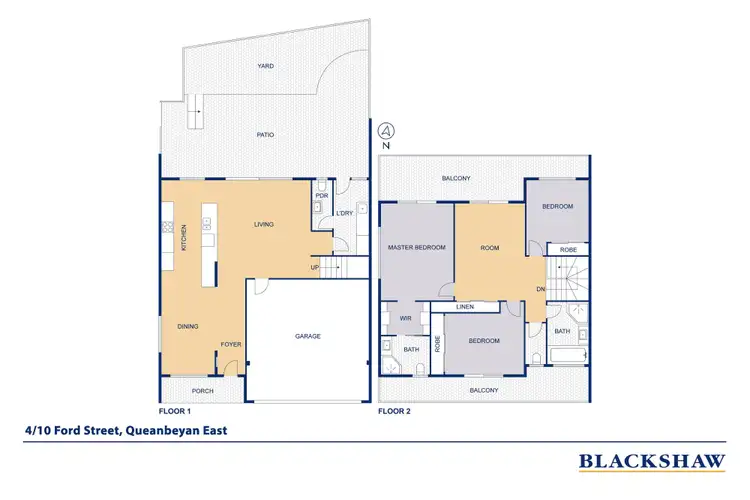 Floorplan of Homely townhouse listing, 4/10 Ford Street, Queanbeyan NSW 2620