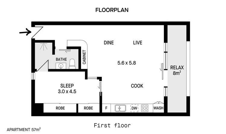 Floorplan of Homely apartment listing, 38-50 Mary Street, Surry Hills NSW 2010