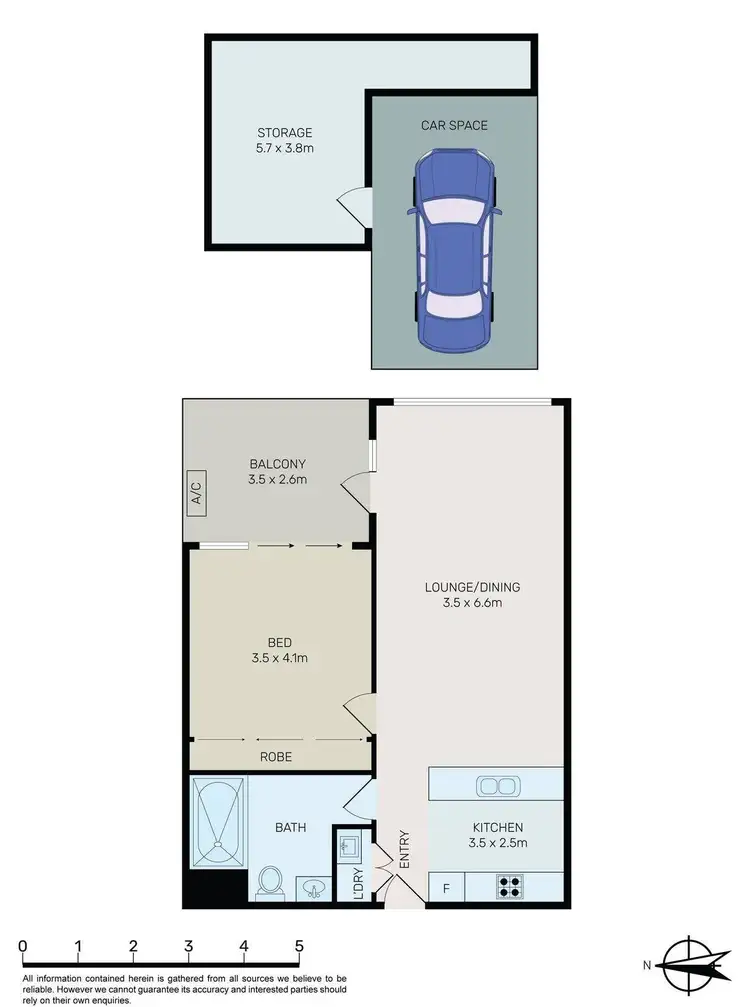 Floorplan of Homely apartment listing, 808/101 Forest Road, Hurstville NSW 2220