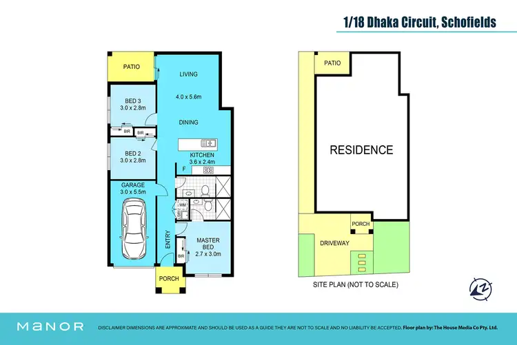 Floorplan of Homely unit listing, 1/18 Dhaka Circuit, Schofields NSW 2762