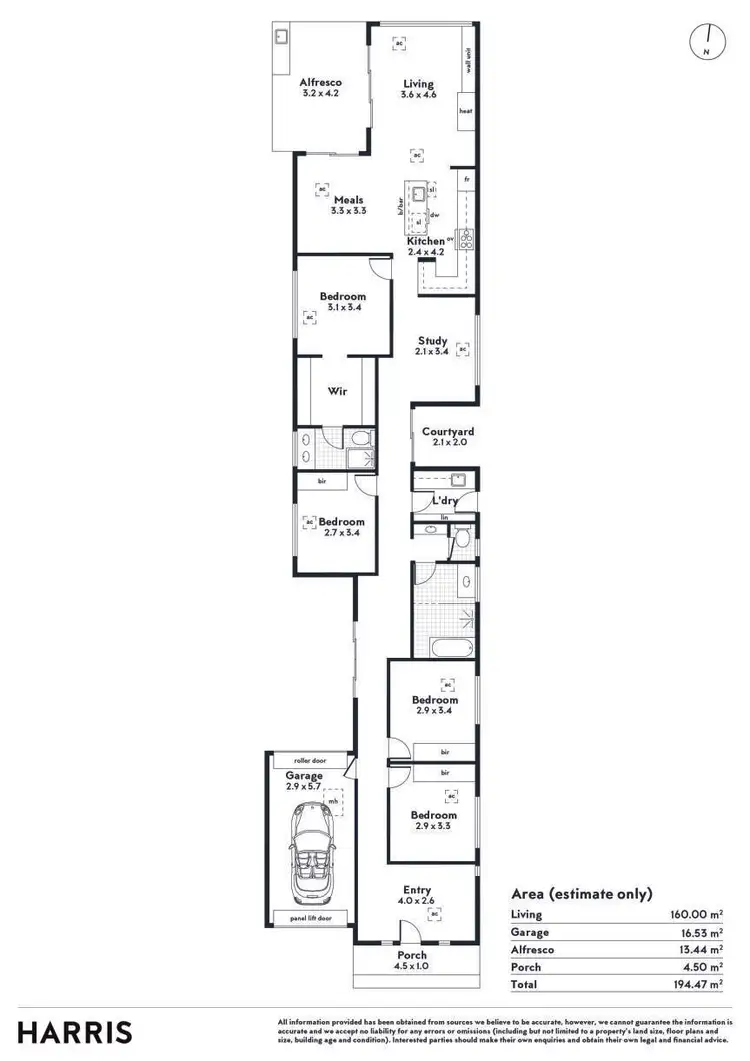 Floorplan of Homely house listing, 18a Ormond Avenue, Clearview SA 5085