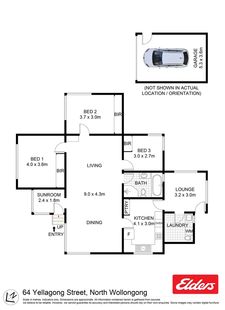 Floorplan of Homely house listing, 64 Yellagong Street, West Wollongong NSW 2500