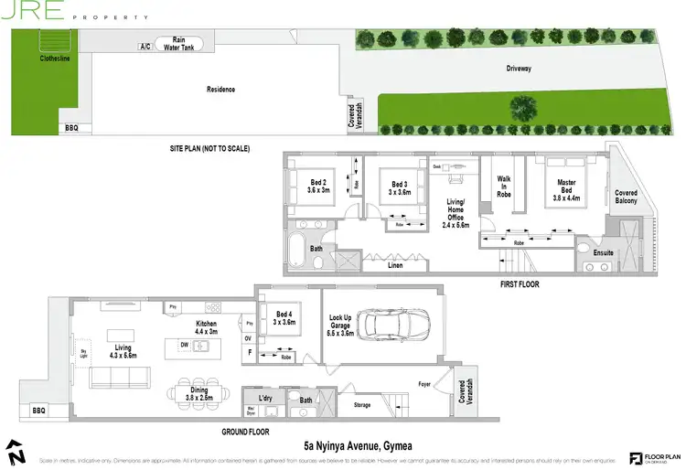 Floorplan of Homely semi-detached listing, 5A Nyinya Avenue, Gymea NSW 2227