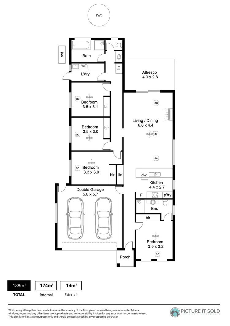 Floorplan of Homely house listing, 26 Charbray Court, Mount Barker SA 5251