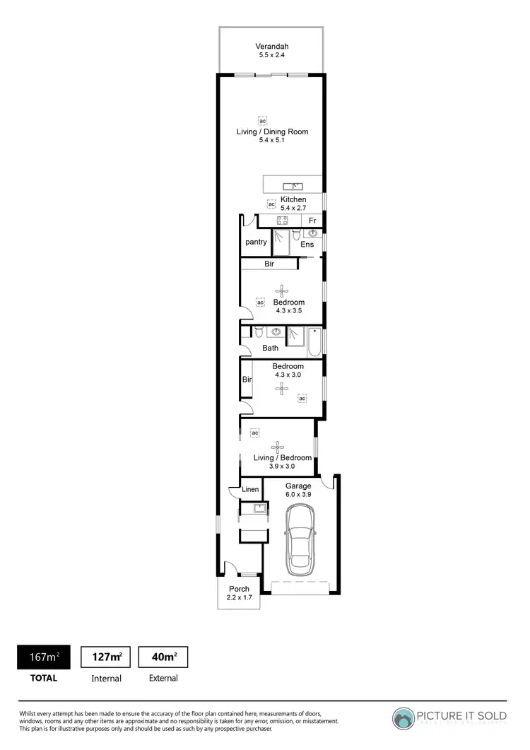 Floorplan of Homely house listing, 10C Bolingbroke Avenue, Devon Park SA 5008