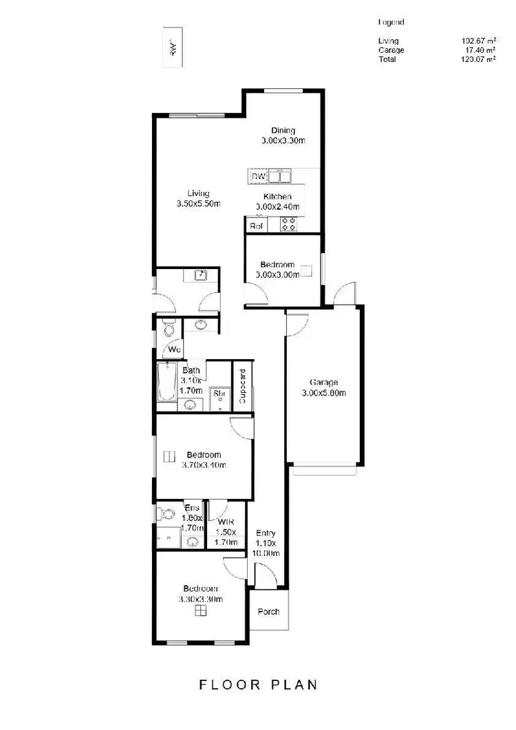 Floorplan of Homely house listing, 2C Second Avenue, Ascot Park SA 5043