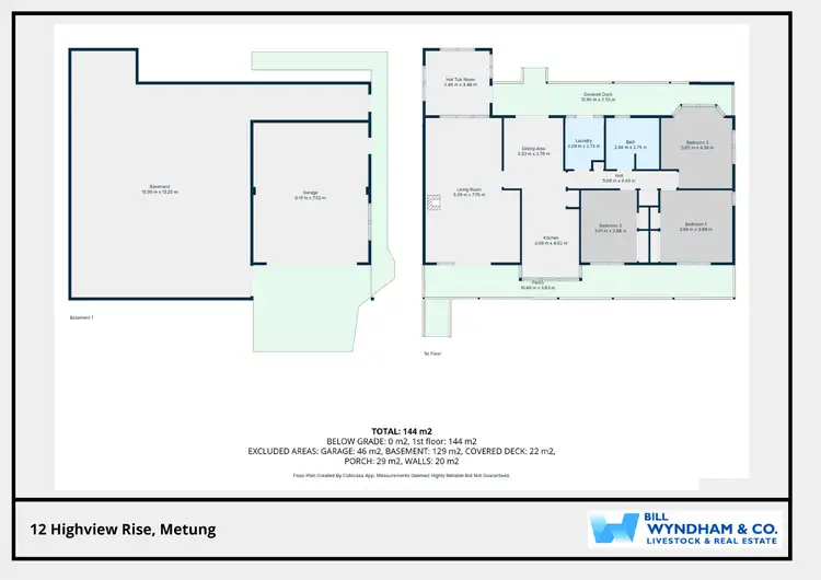 Floorplan of Homely house listing, 12 Highview Rise, Metung VIC 3904