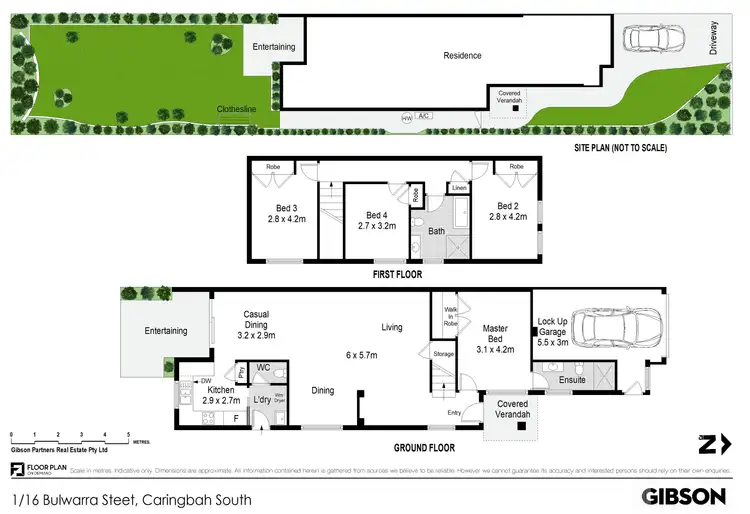 Floorplan of Homely semi-detached listing, 1/16 Bulwarra Street, Caringbah South NSW 2229