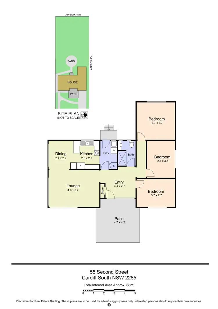Floorplan of Homely house listing, 55 Second Street, Cardiff South NSW 2285