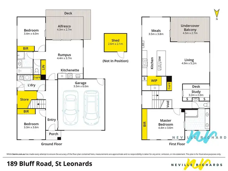 Floorplan of Homely house listing, 189 Bluff Road, St Leonards VIC 3223