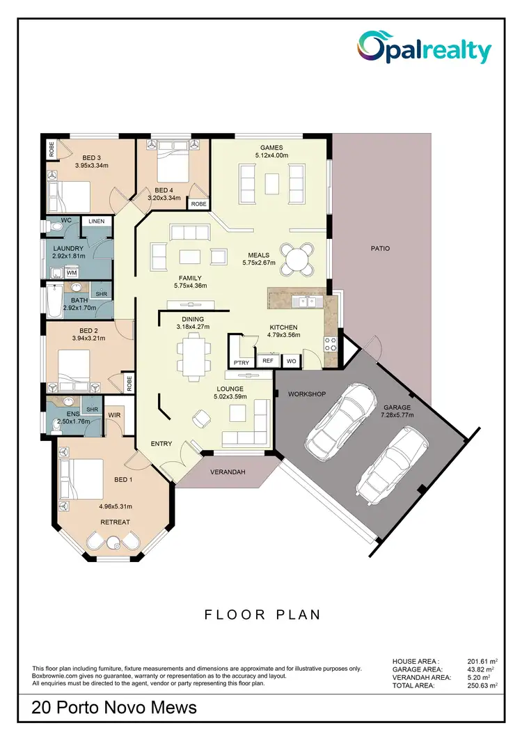 Floorplan of Homely house listing, 20 Porto Novo Mews, Secret Harbour WA 6173