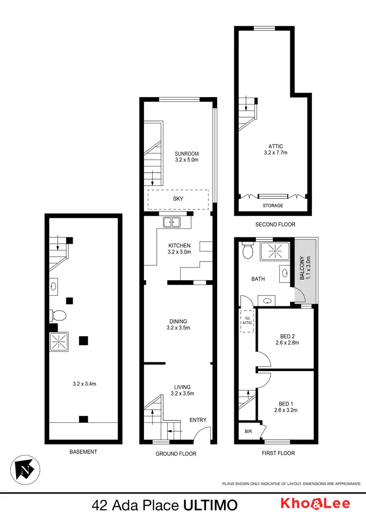 Floorplan of Homely house listing, 42 Ada Place, Ultimo NSW 2007