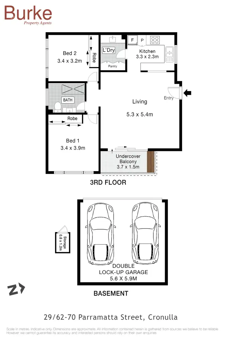 Floorplan of Homely apartment listing, 29/62-70 Parramatta Street, Cronulla NSW 2230