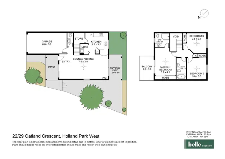 Floorplan of Homely townhouse listing, 22/29 Oatland Crescent, Holland Park West QLD 4121