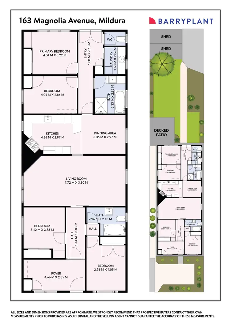 Floorplan of Homely house listing, 163 Magnolia Avenue, Mildura VIC 3500