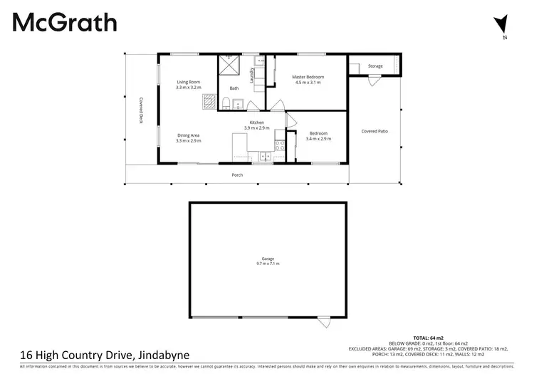 Floorplan of Homely house listing, 16 High Country Drive, Jindabyne NSW 2627