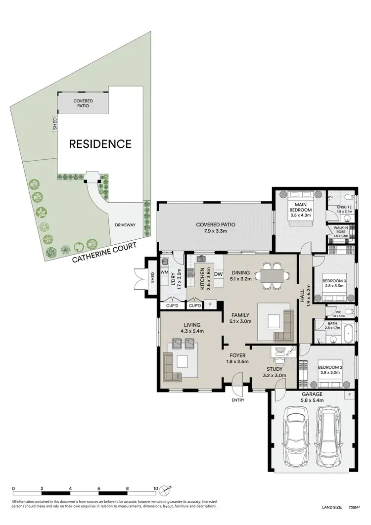 Floorplan of Homely house listing, 3 Catherine Court, Brown Hill VIC 3350