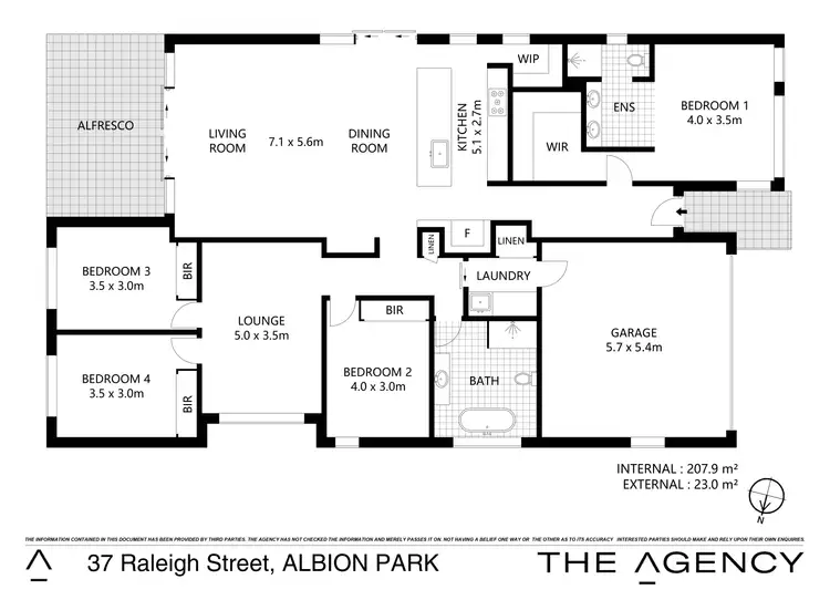 Floorplan of Homely house listing, 37 Raleigh Street, Albion Park NSW 2527