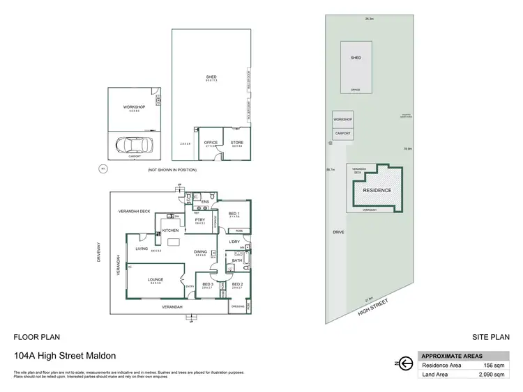 Floorplan of Homely house listing, 104A High Street, Maldon VIC 3463