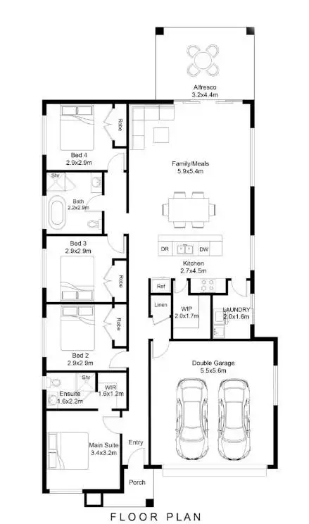 Floorplan of Homely house listing, Address available on request