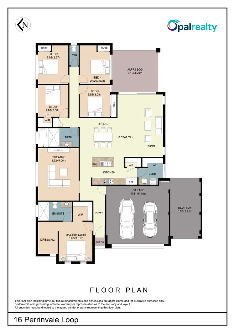 Floorplan of Homely house listing, 16 Perrinvale Loop, Golden Bay WA 6174