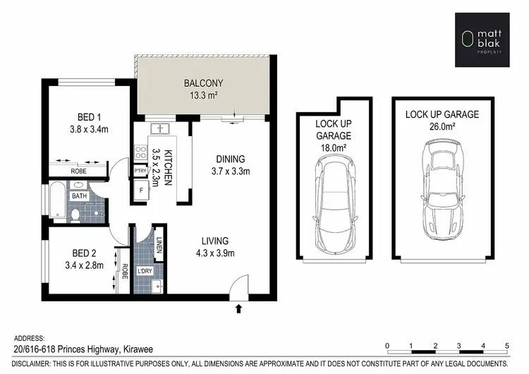 Floorplan of Homely apartment listing, 20/616-618 Princes Highway, Kirrawee NSW 2232