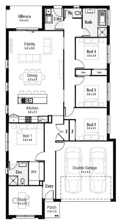 Floorplan of Homely house listing, Address available on request