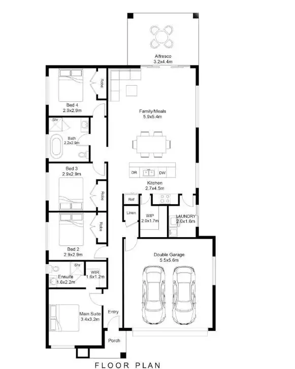 Floorplan of Homely house listing, Address available on request