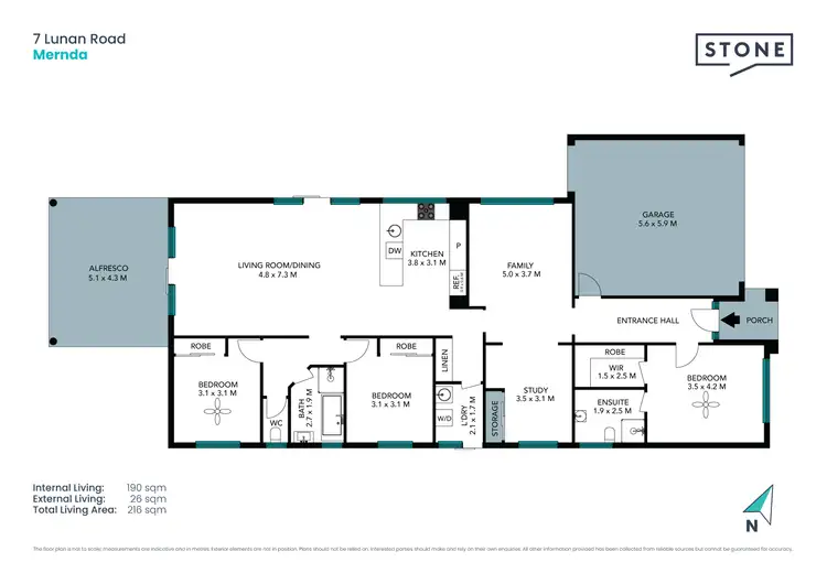 Floorplan of Homely house listing, 7 Lunan Street, Mernda VIC 3754