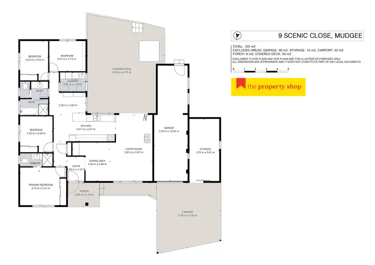 Floorplan of Homely house listing, 9 Scenic Close, Mudgee NSW 2850