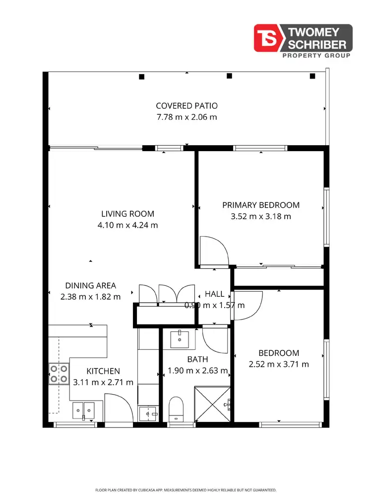 Floorplan of Homely unit listing, 16/2-8 Winkworth Street, Bungalow QLD 4870