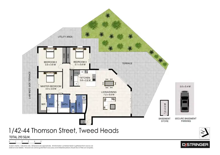 Floorplan of Homely unit listing, 1/42-44 Thomson Street, Tweed Heads NSW 2485