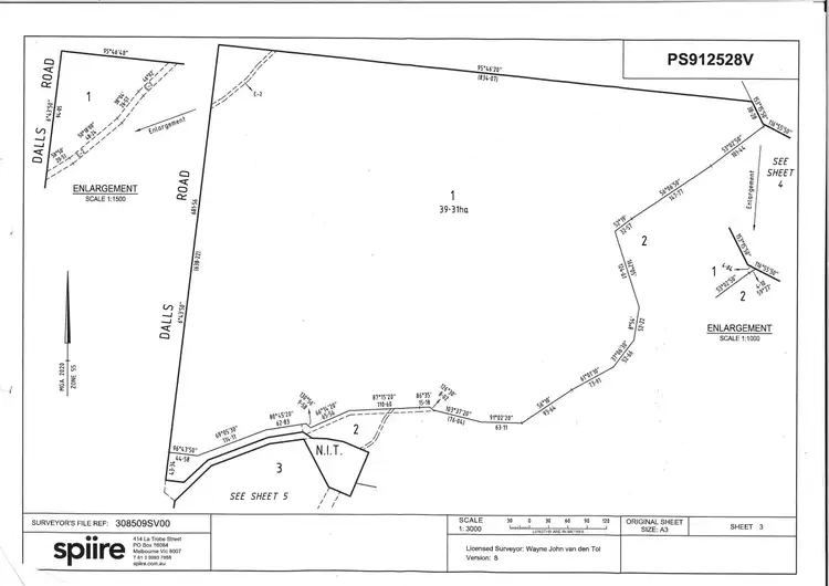 Floorplan of Homely land listing, 210 Dalls Road, Whittlesea VIC 3757