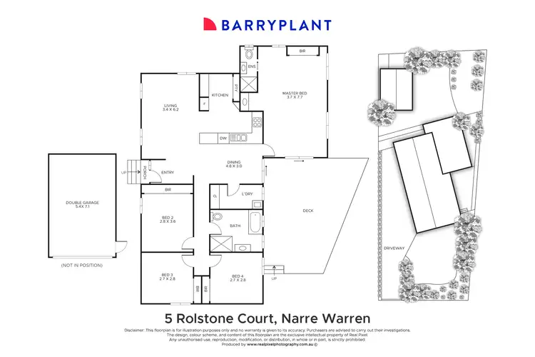 Floorplan of Homely house listing, 5 Rolstone Court, Narre Warren VIC 3805