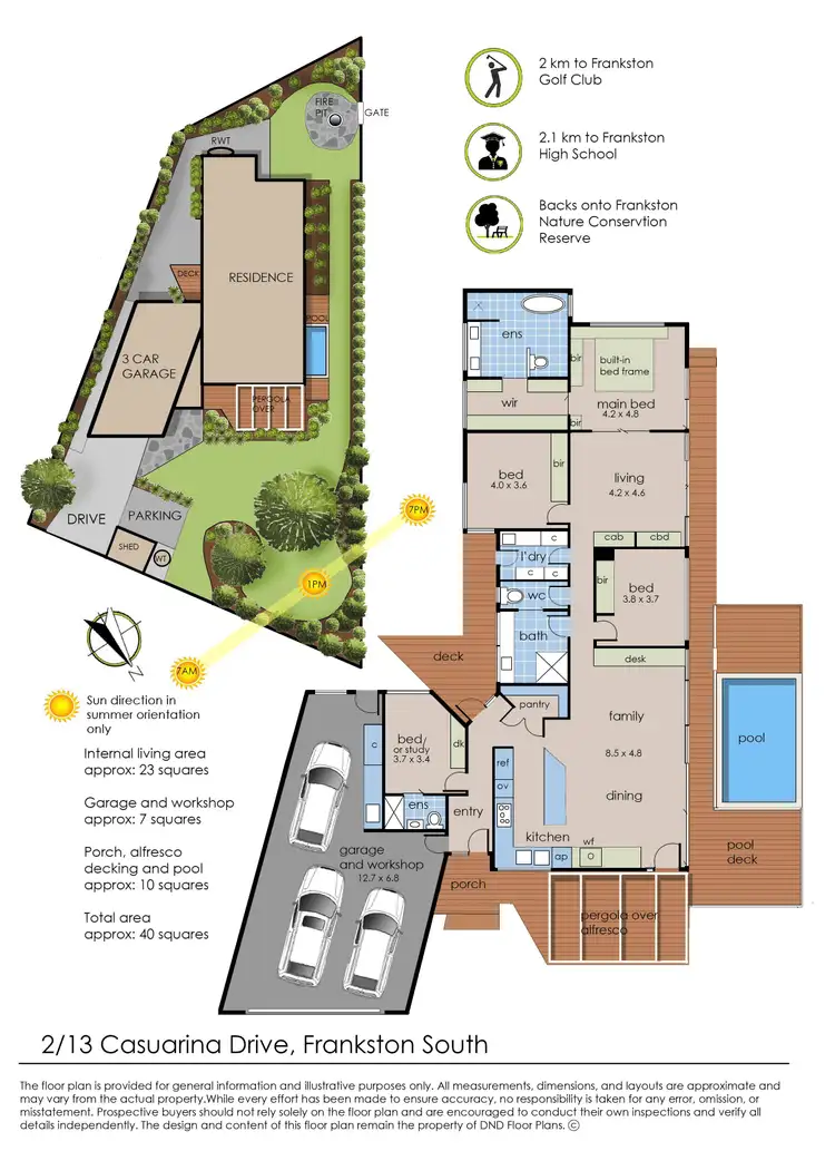 Floorplan of Homely house listing, 2/13 Casuarina Drive, Frankston South VIC 3199