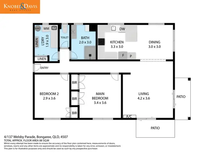 Floorplan of Homely unit listing, 4/137 Welsby Parade, Bongaree QLD 4507