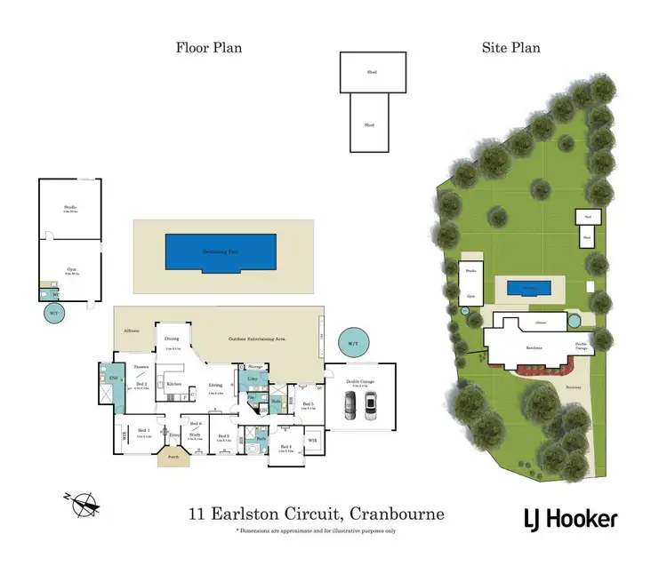 Floorplan of Homely house listing, 11 Earlston Circuit, Cranbourne VIC 3977