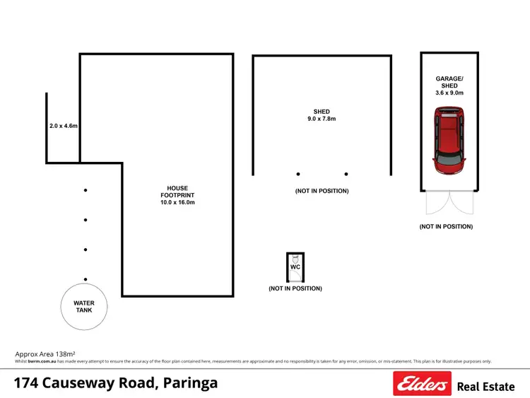 Floorplan of Homely house listing, 174 Causeway Road, Paringa SA 5340