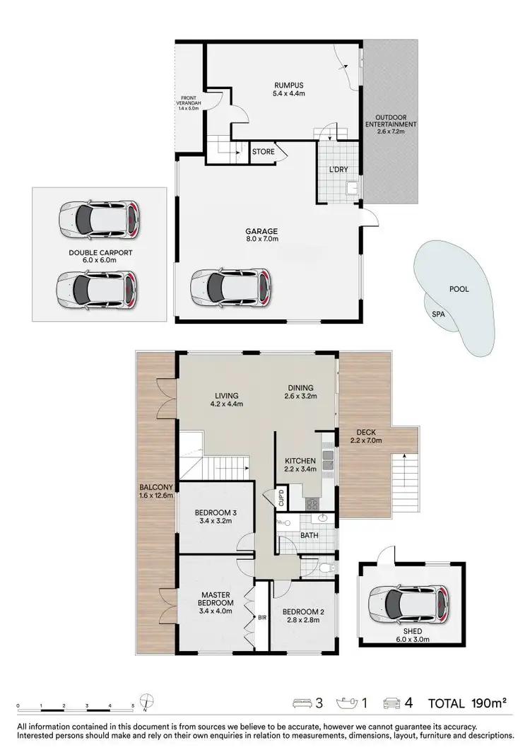 Floorplan of Homely house listing, 6 Phillip Street, Woodridge QLD 4114