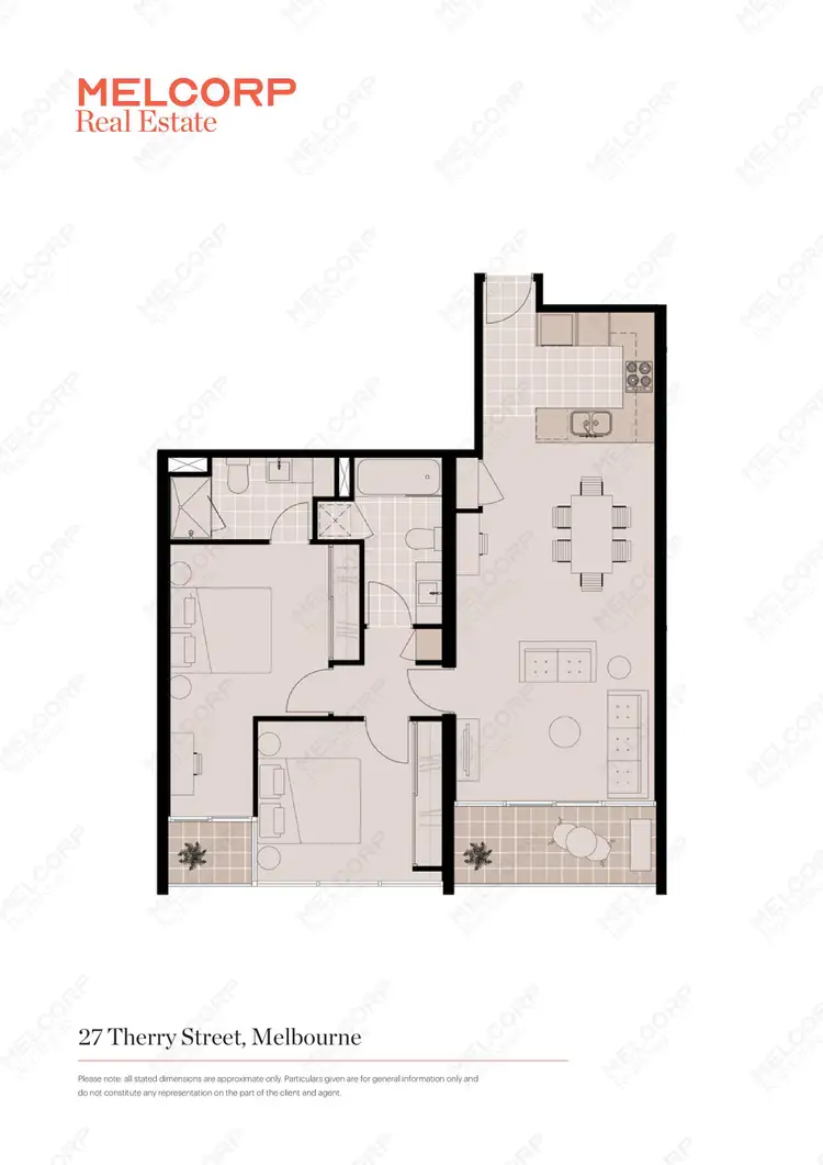 Floorplan of Homely apartment listing, 3107/27 Therry Street, Melbourne VIC 3000